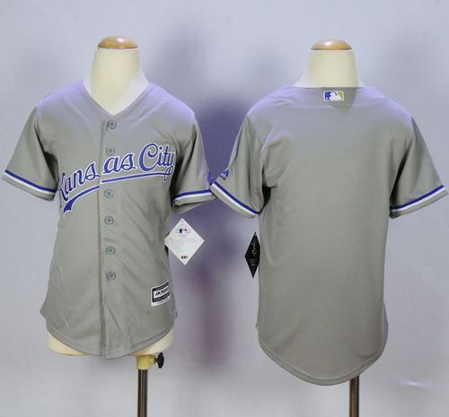 Custom Kansas City Royals grey jersey