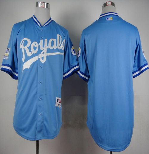 Custom Kansas City Royals blue jersey