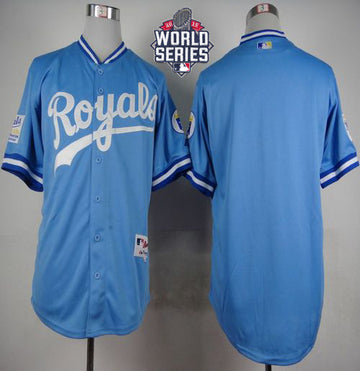 Custom Kansas City Royals blue jersey
