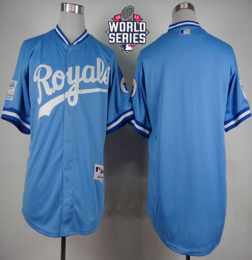 Custom Kansas City Royals blue jersey