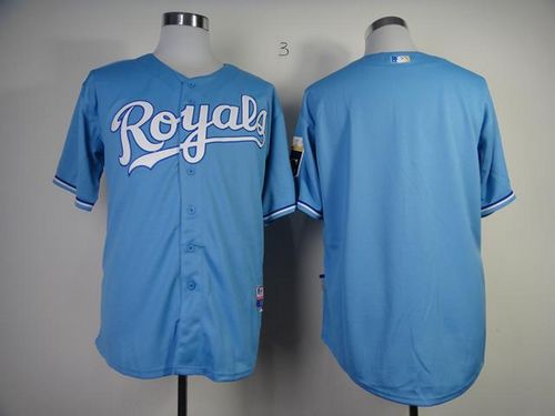 Custom Kansas City Royals blue jersey