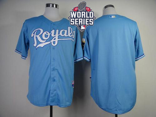 Custom Kansas City Royals blue jersey