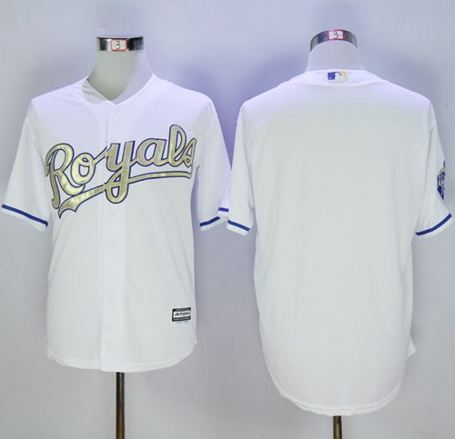 Custom Kansas City Royals white jersey