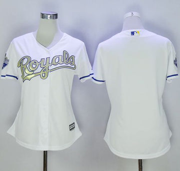 Custom Kansas City Royals white jersey