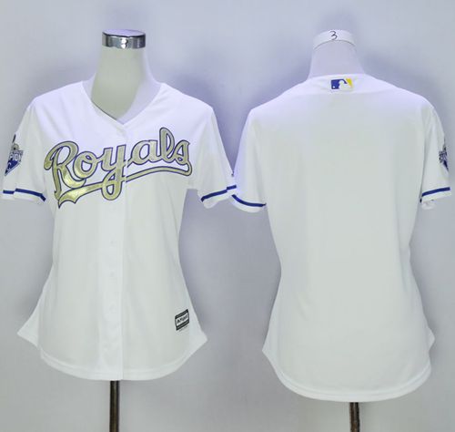 Custom Kansas City Royals white jersey