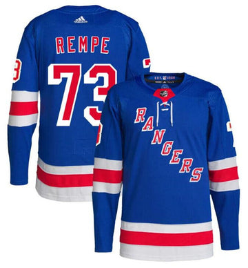 Matt Rempe New York Rangers royal jersey