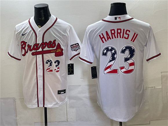 Michael Harris II Atlanta Braves white Home jersey