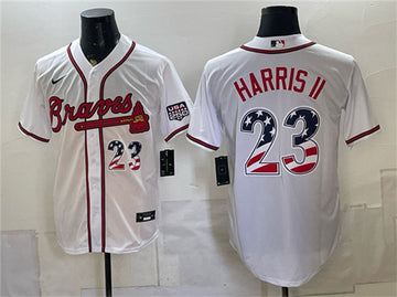 Michael Harris II Atlanta Braves white Home jersey