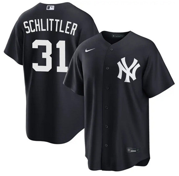 Cam Schlittler New York Yankees navy Alternate jersey