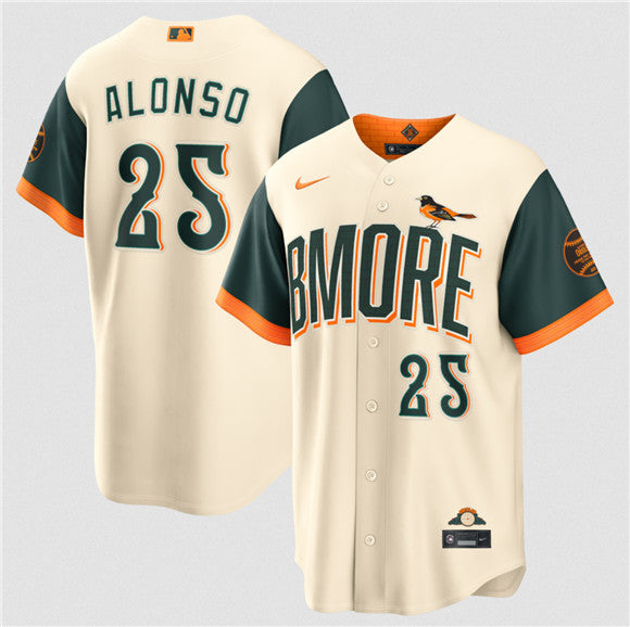 Pete Alonso Natural Baltimore Orioles City Connect jersey