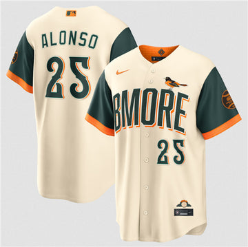 Pete Alonso Natural Baltimore Orioles City Connect jersey