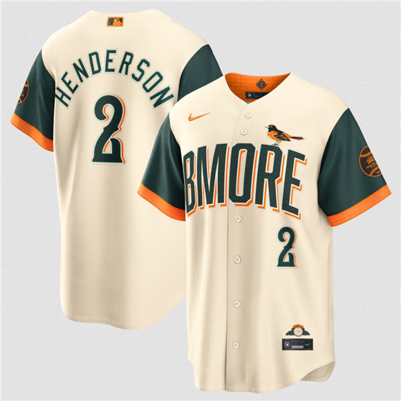 Gunnar Henderson Natural Baltimore Orioles City Connect jersey