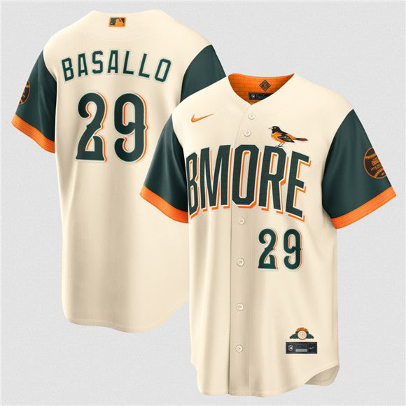 Samuel Basallo Natural Baltimore Orioles City Connect jersey