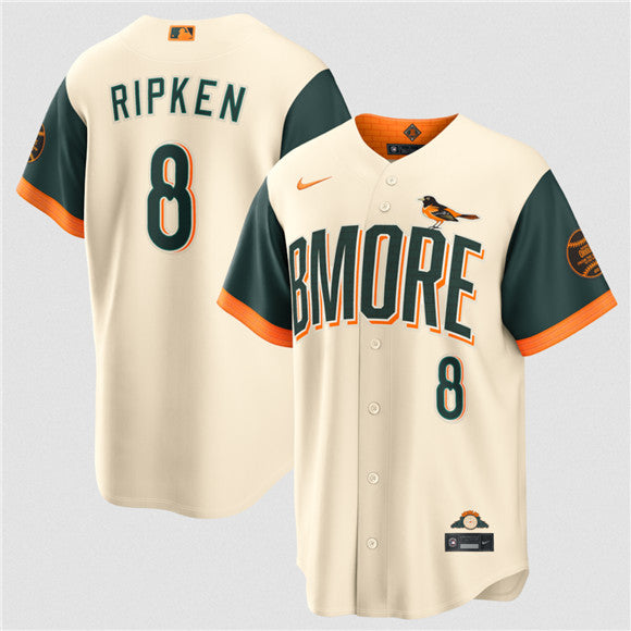 Cal Ripken Jr Natural Baltimore Orioles City Connect jersey