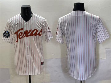 Custom Texas Longhorns white jersey