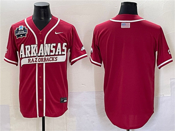 Blank Cardinal Arkansas Razorbacks jersey