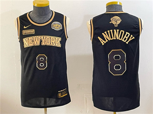 OG Anunoby New York Knicks black jersey