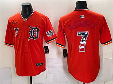 Kevin McGonigle Detroit Tigers orange jersey