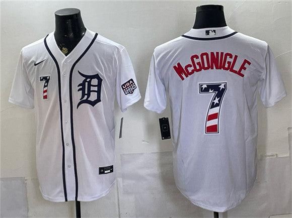 Kevin McGonigle Detroit Tigers white jersey