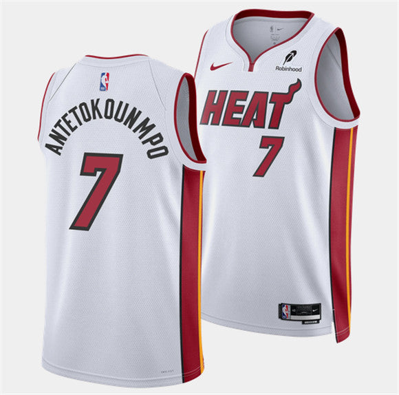 Giannis Antetokounmpo Miami Heat white jersey