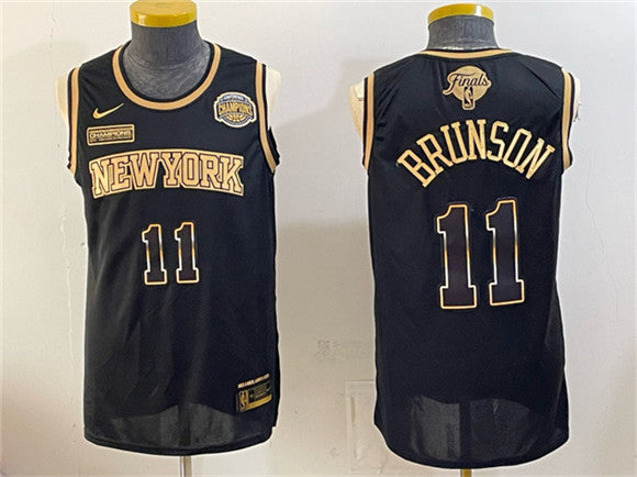 Jalen Brunson New York Knicks black jersey