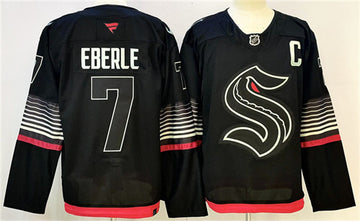 Jordan Eberle Seattle Kraken black Alternate jersey