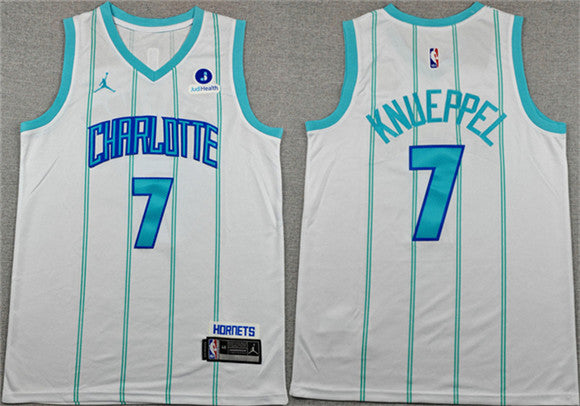 Kon Knueppel Charlotte Hornets white jersey