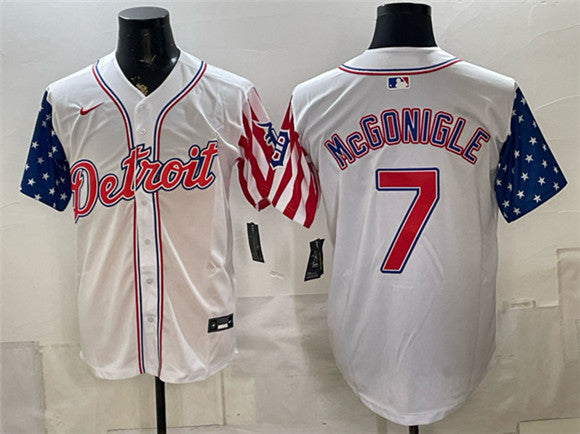 Kevin McGonigle Detroit Tigers white Vapor jersey