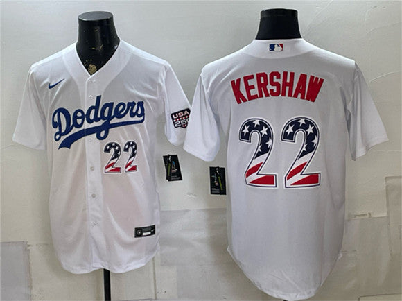 Clayton Kershaw Los Angeles Dodgers white Home jersey