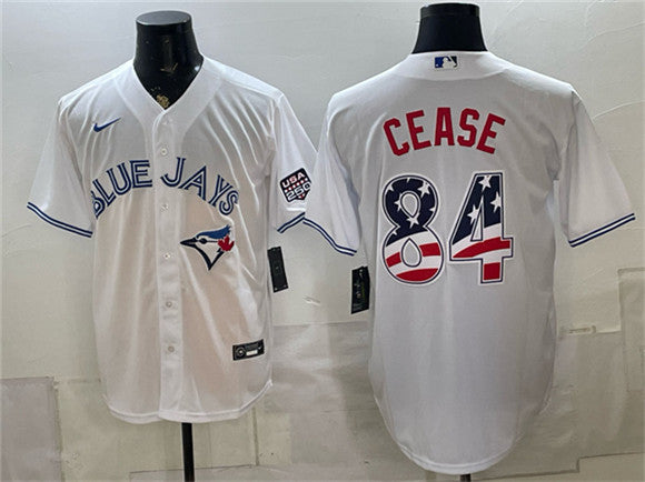 Dylan Cease Toronto Blue Jays white jersey
