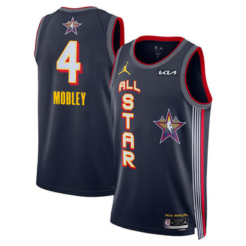 Evan Mobley NBA All-Star navy jersey