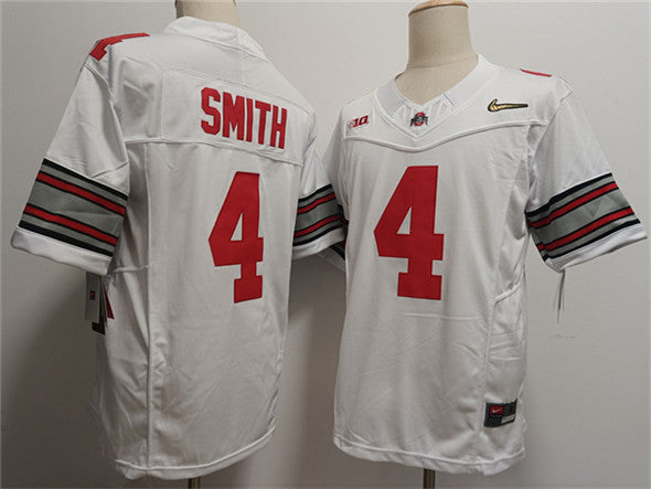Jeremiah Smith Ohio State Buckeyes white Vapor jersey