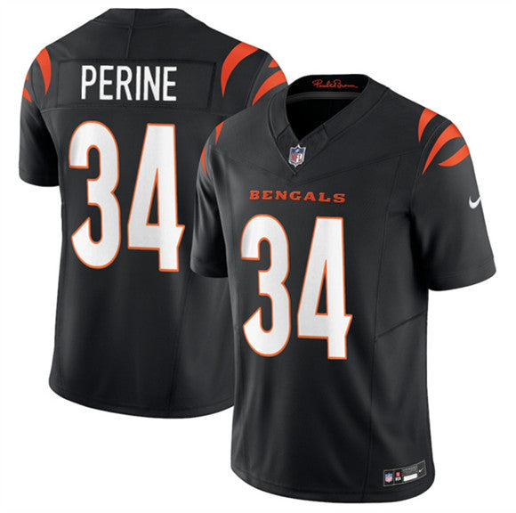 Samaje Perine Cincinnati Bengals black Vapor jersey