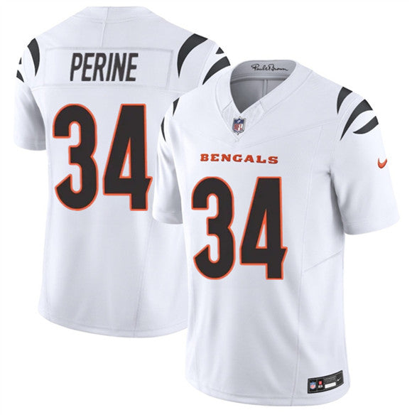 Samaje Perine Cincinnati Bengals white Vapor jersey