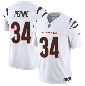 Samaje Perine Cincinnati Bengals white Vapor jersey