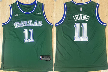 Kyrie Irving Dallas Mavericks green Classic jersey