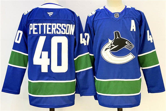Elias Pettersson Vancouver Canucks royal Home jersey