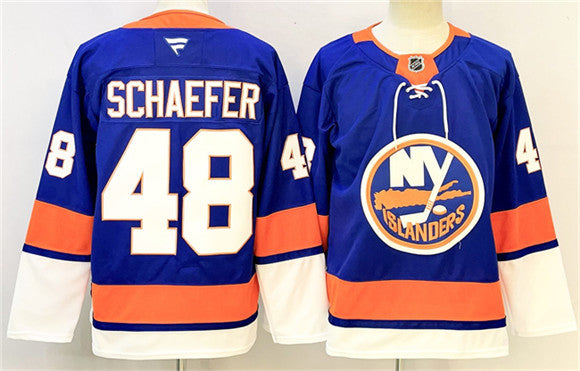 Matthew Schaefer New York Islanders royal Home jersey