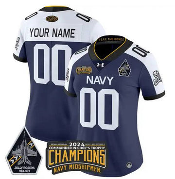 Custom Navy Midshipmen jersey
