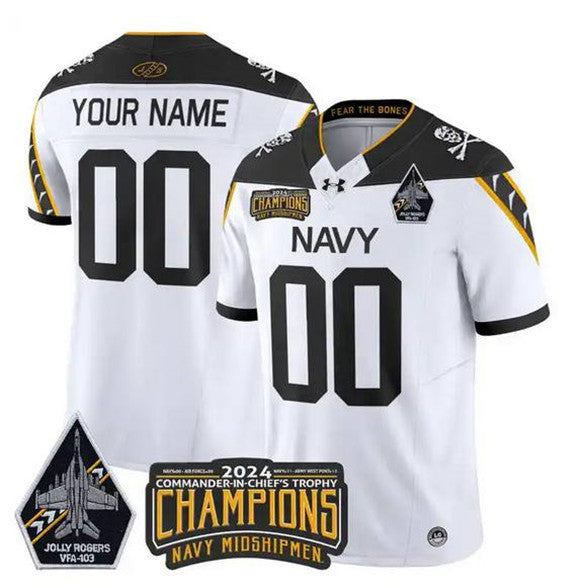 Custom Navy Midshipmen jersey