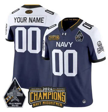 Custom Navy Midshipmen jersey