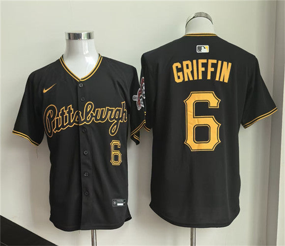 Konnor Griffin Pittsburgh Pirates black Limited jersey