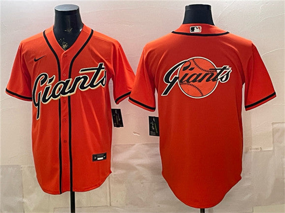 Team Big Logo San Francisco Giants orange jersey