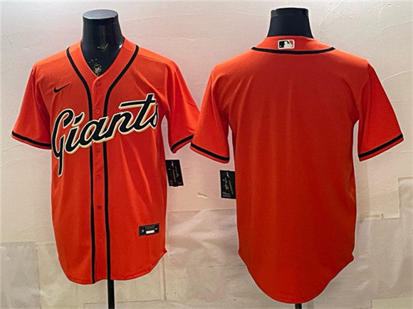 Custom San Francisco Giants orange jersey