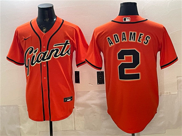 Willy Adames San Francisco Giants orange jersey