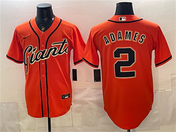 Willy Adames San Francisco Giants orange jersey