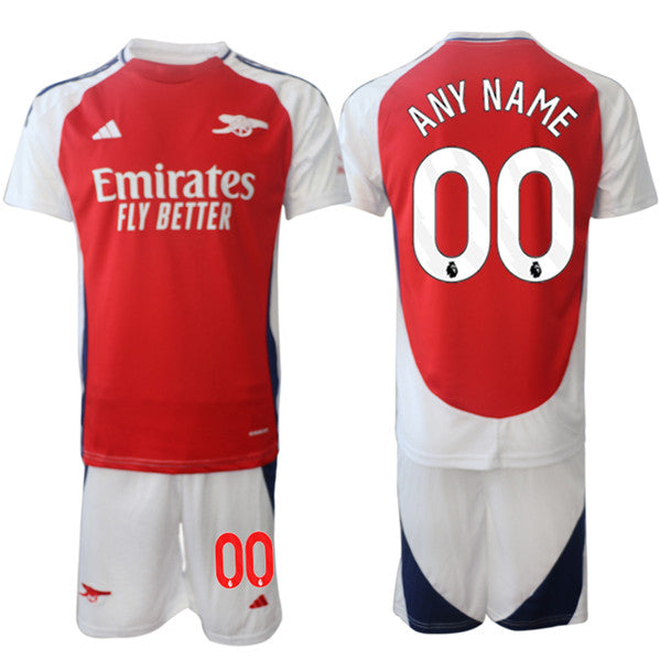 Custom Arsenal red Home jersey