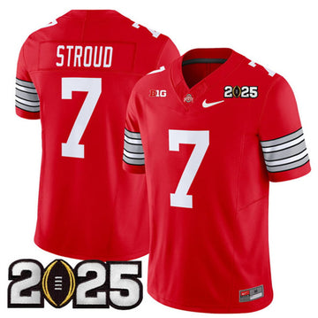 C.J. Stroud Ohio State Buckeyes red Vapor jersey