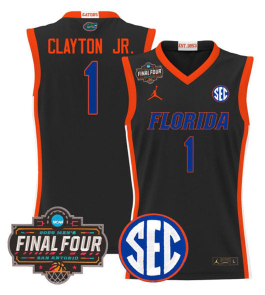 Walter Clayton Jr Florida Gators black jersey