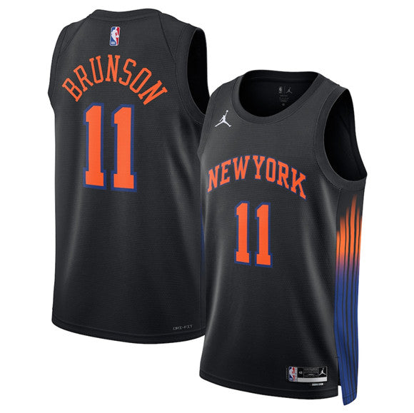 Jalen Brunson New York Knicks black jersey